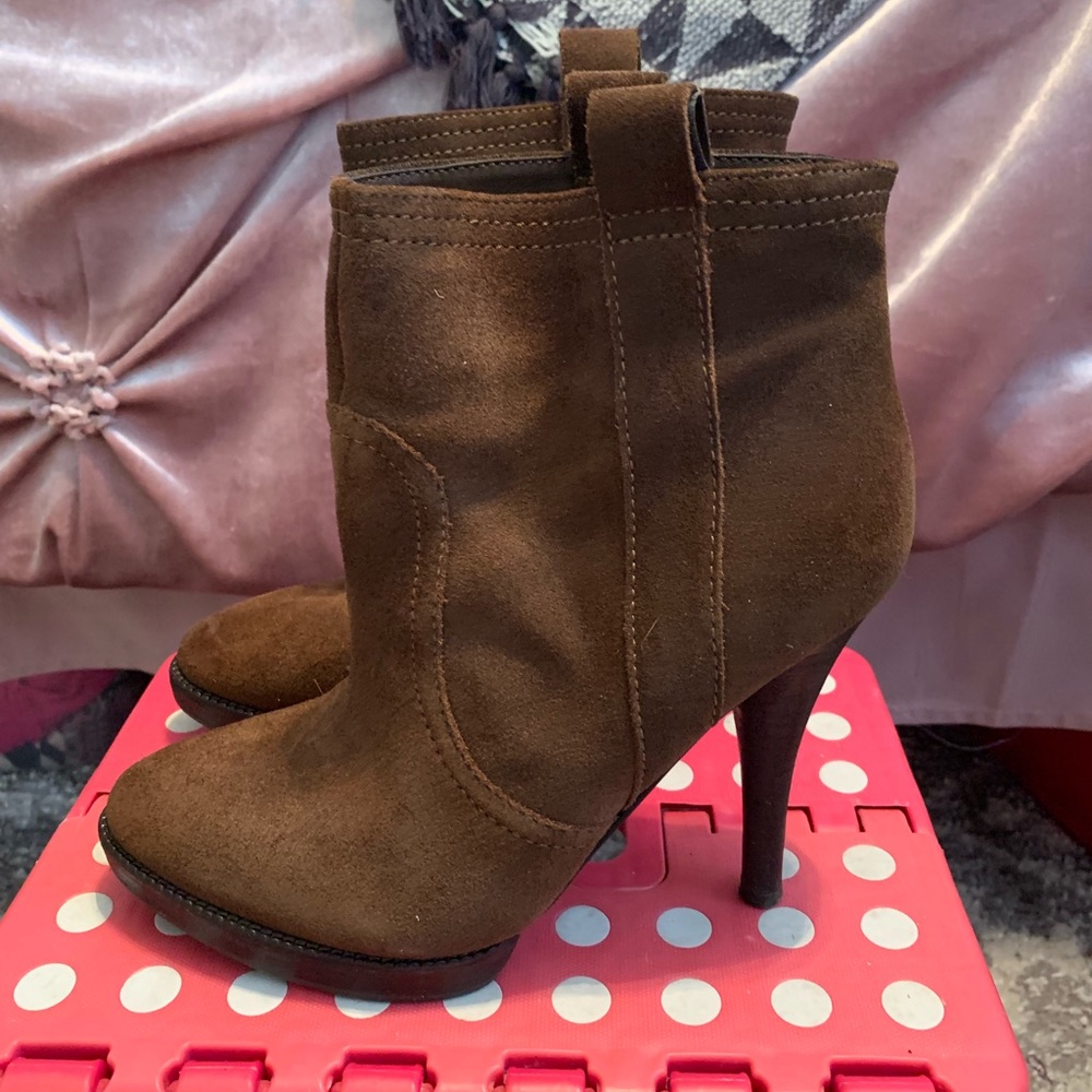 Sueded Ankle Boots
